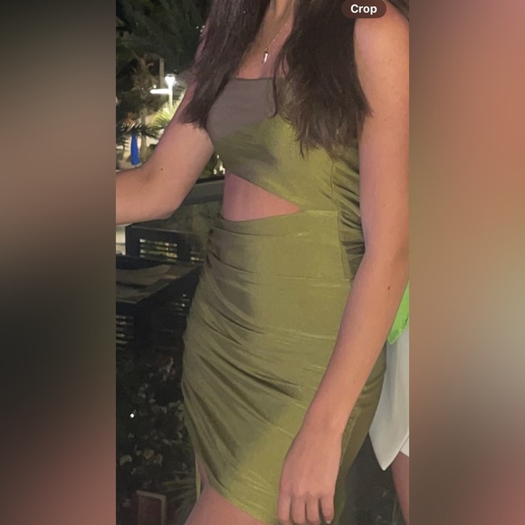 Edikted | Dresses | Edikted Cut Out Green Dress | Poshmark